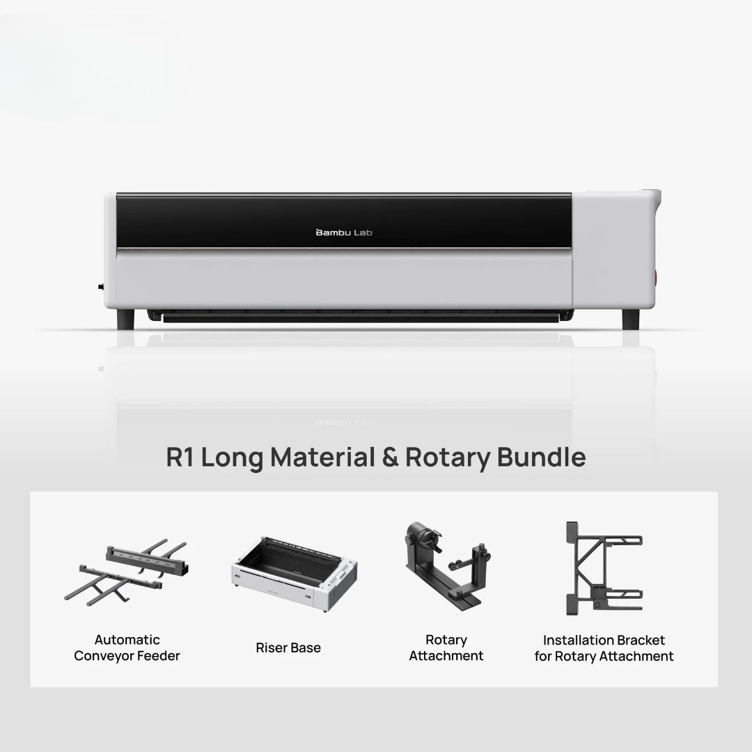 Bambu Lab R1 Long Material & Rotary Bundle