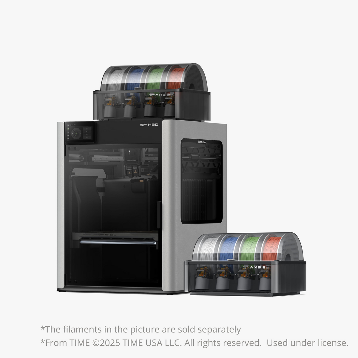 Bambu Lab H2D Dual AMS 2 Pro Bundle 3D Printer Silver
