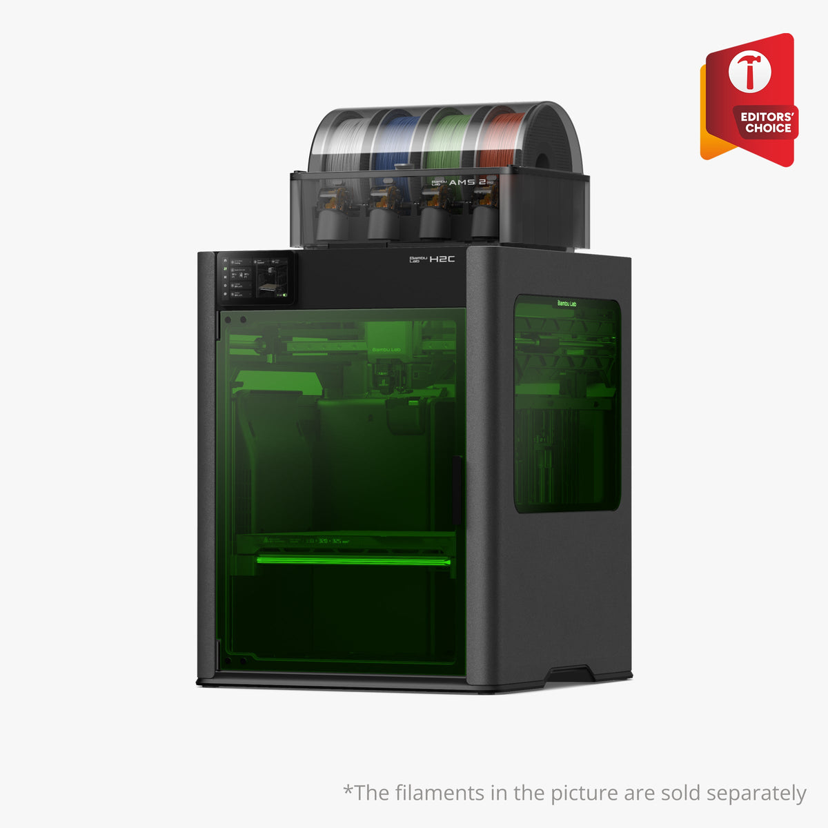 Bambu Lab H2C 40W Laser Full Combo 3D Printer Black