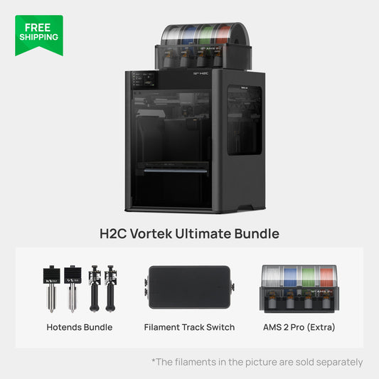 Bambu Lab H2C Vortek Ultimate Bundle 3D Printer