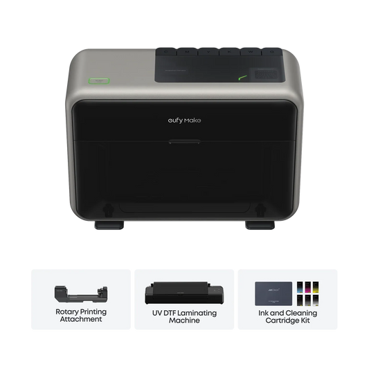 eufyMake E1: the First Personal 3D-Texture UV Printer DeLuxe Bundle - OPEN BOX, NEVER USED