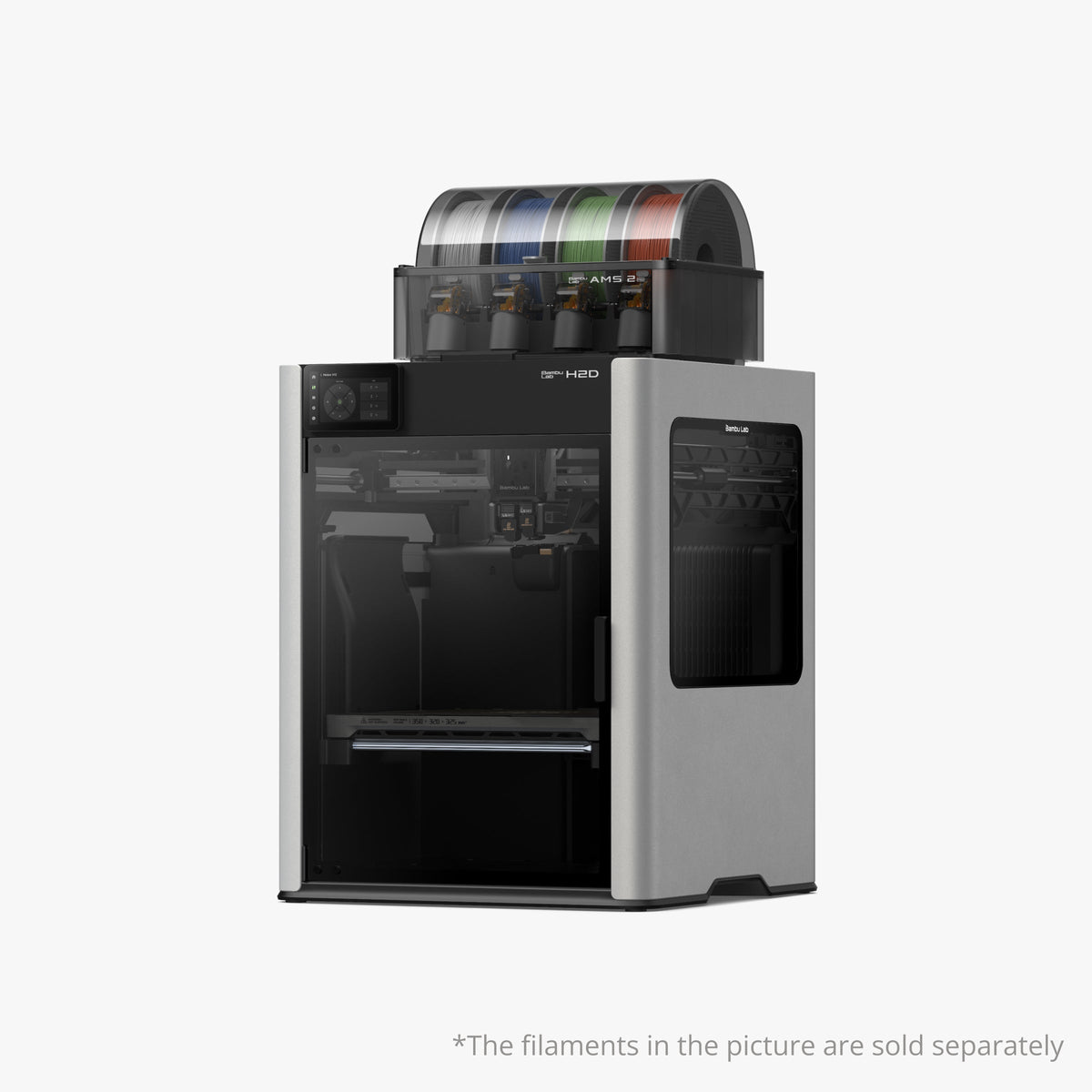 Bambu Lab H2D AMS Combo AMS HT Bundle 3D Printer Silver